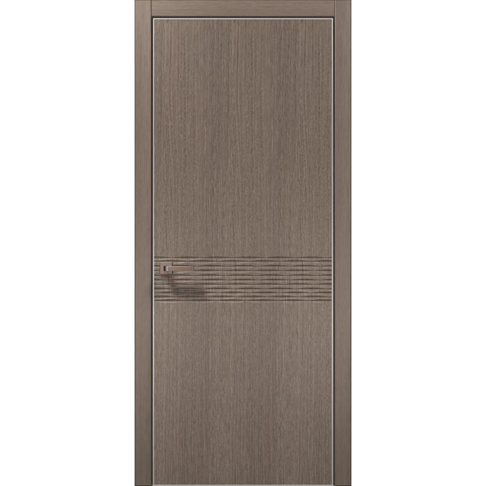 Двері Папа Карло Style ST-11 С, кромка алюміній срібло