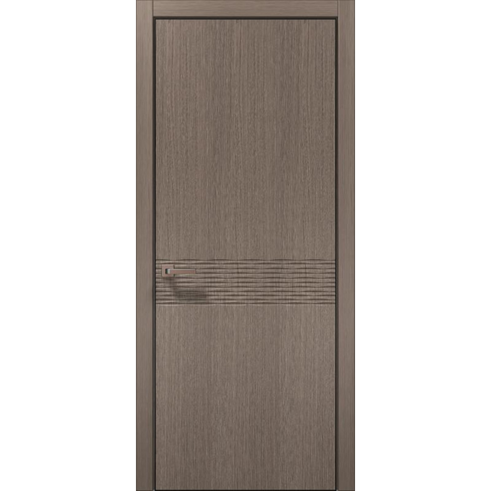 Двері Папа Карло Style ST-11 Ч, кромка алюміній чорний