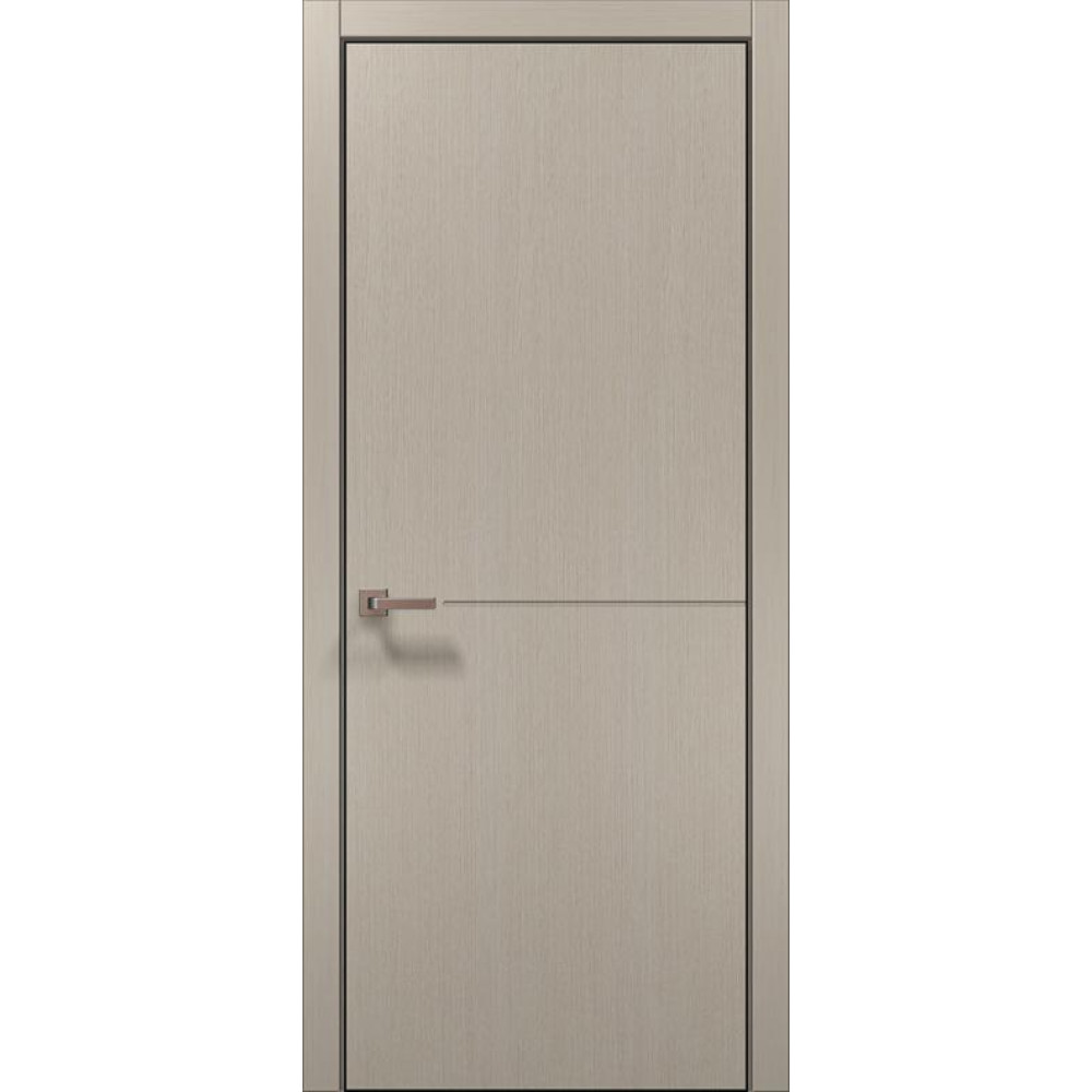 Двері Папа Карло Style ST-13 Ч, кромка алюміній чорний