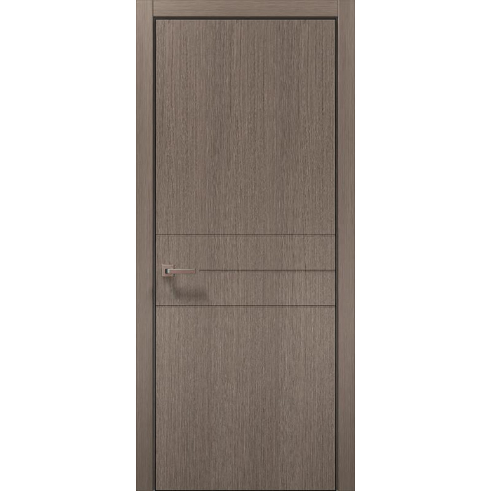 Двері Папа Карло Style ST-14 Ч, кромка алюміній чорний