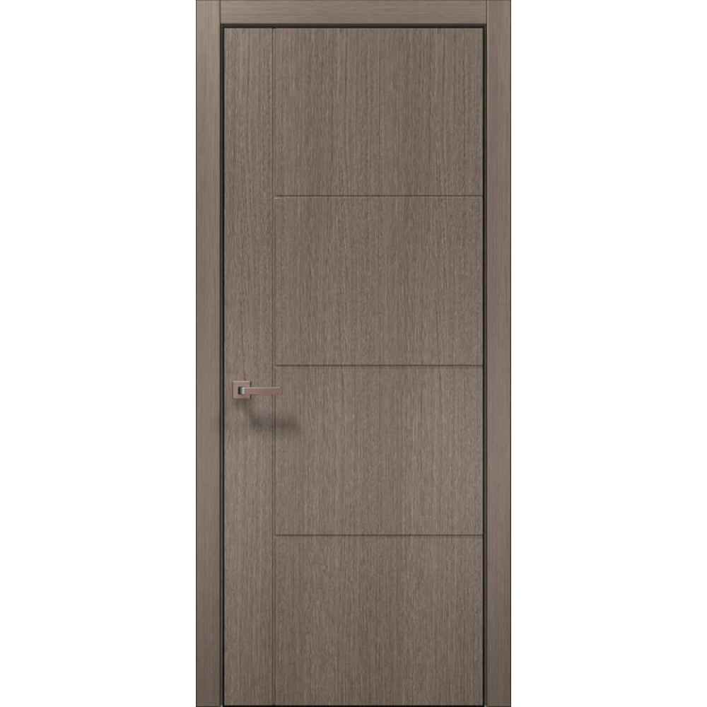 Двері Папа Карло Style ST-15 Ч, кромка алюміній чорний