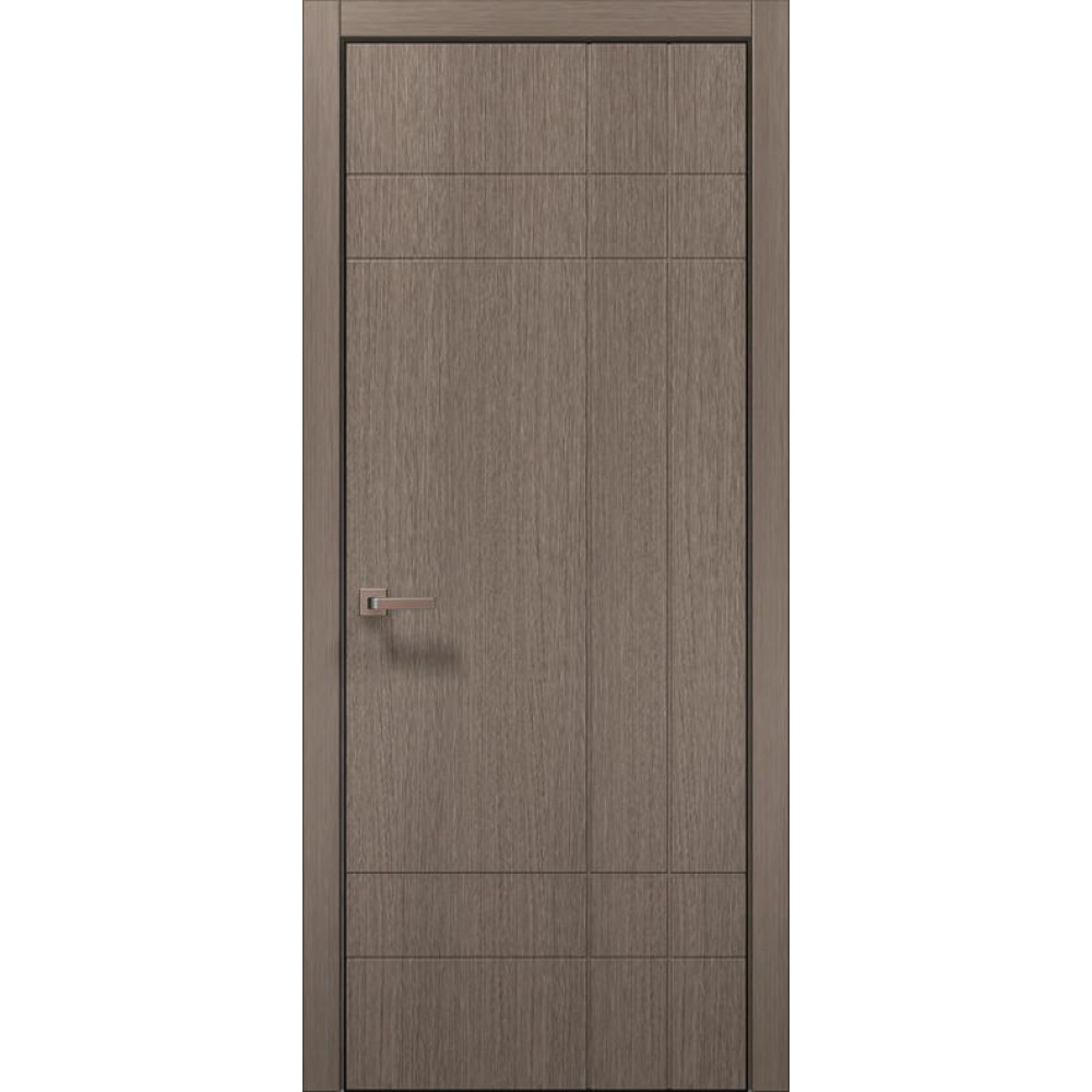 Двері Папа Карло Style ST-19 Ч, кромка алюміній чорний