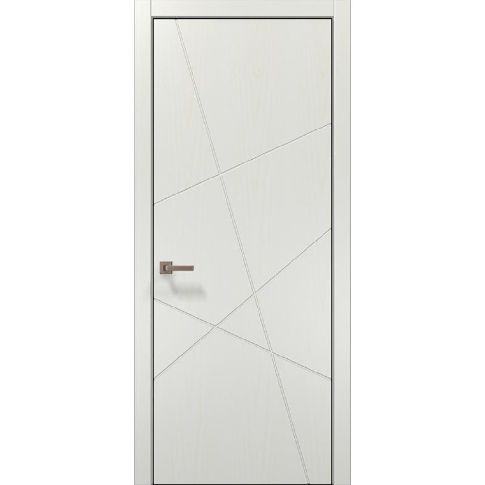 Двері Папа Карло Style ST-20 Ч, кромка алюміній чорний