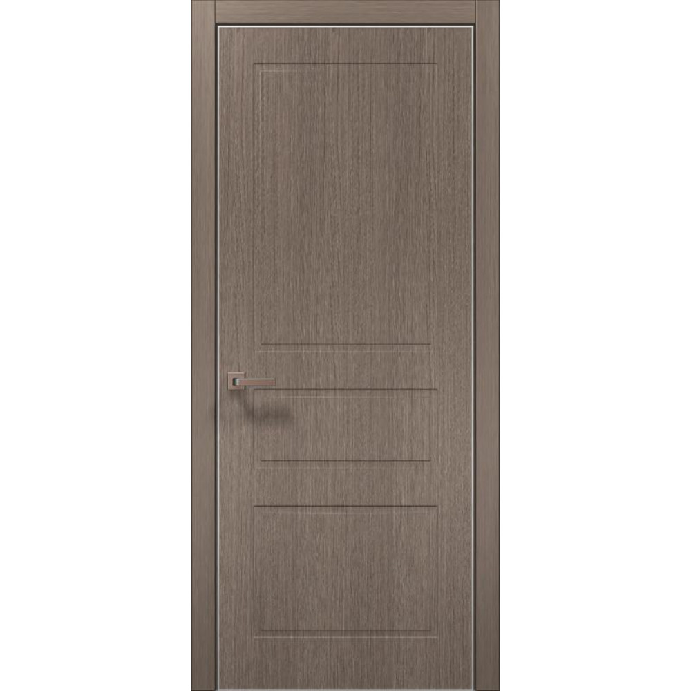 Двері Папа Карло Style ST-23 С, кромка алюміній срібло