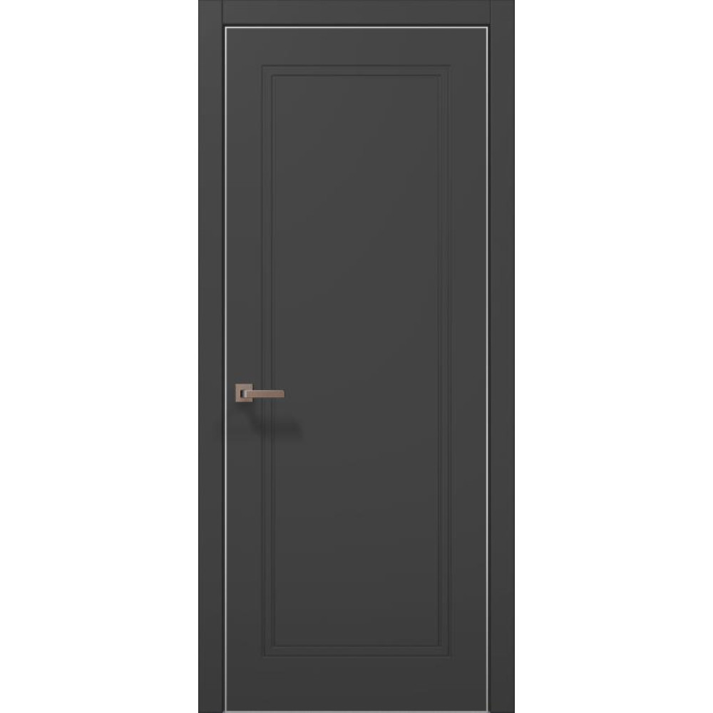 Двері Папа Карло Style ST-25 С, кромка алюміній срібло