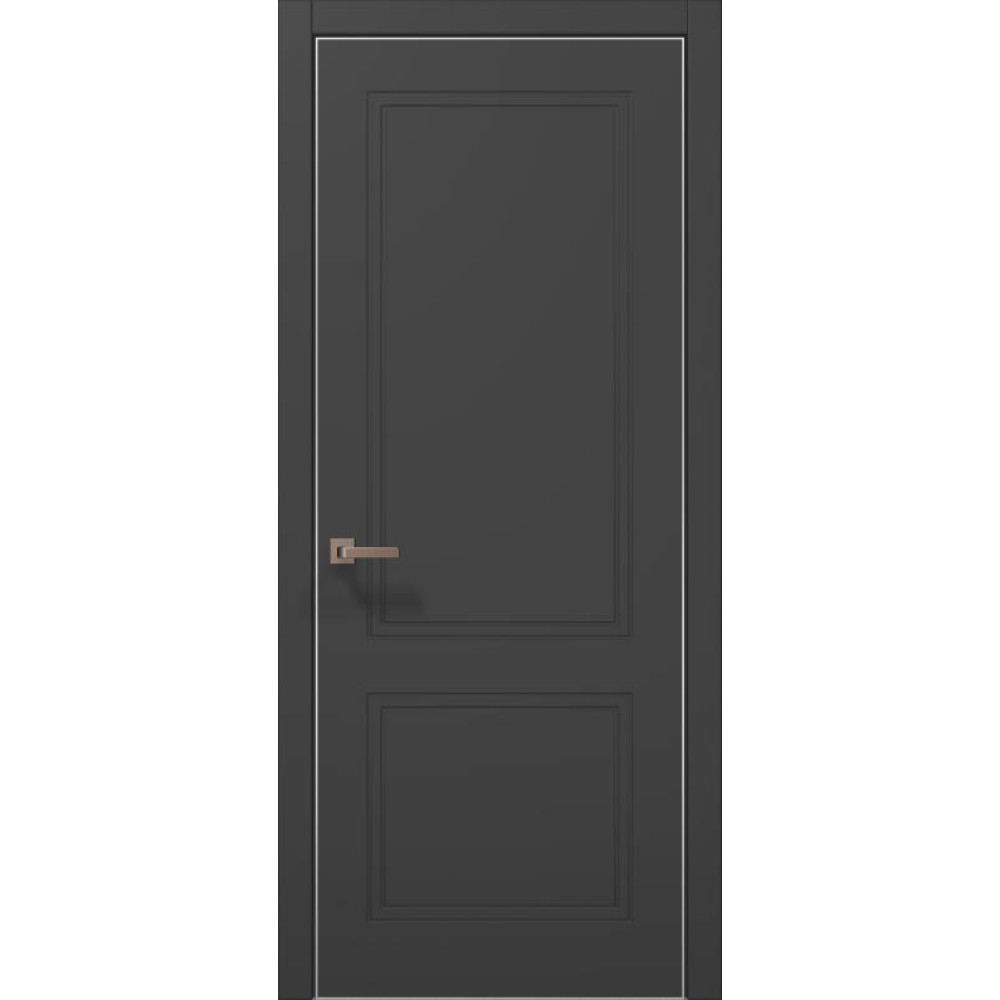 Двері Папа Карло Style ST-26 С, кромка алюміній срібло