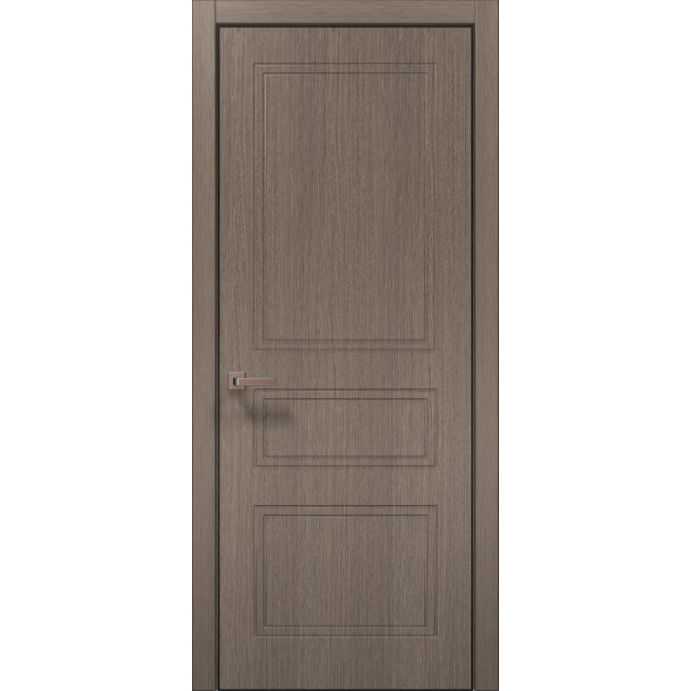 Двері Папа Карло Style ST-27 Ч, кромка алюміній чорний
