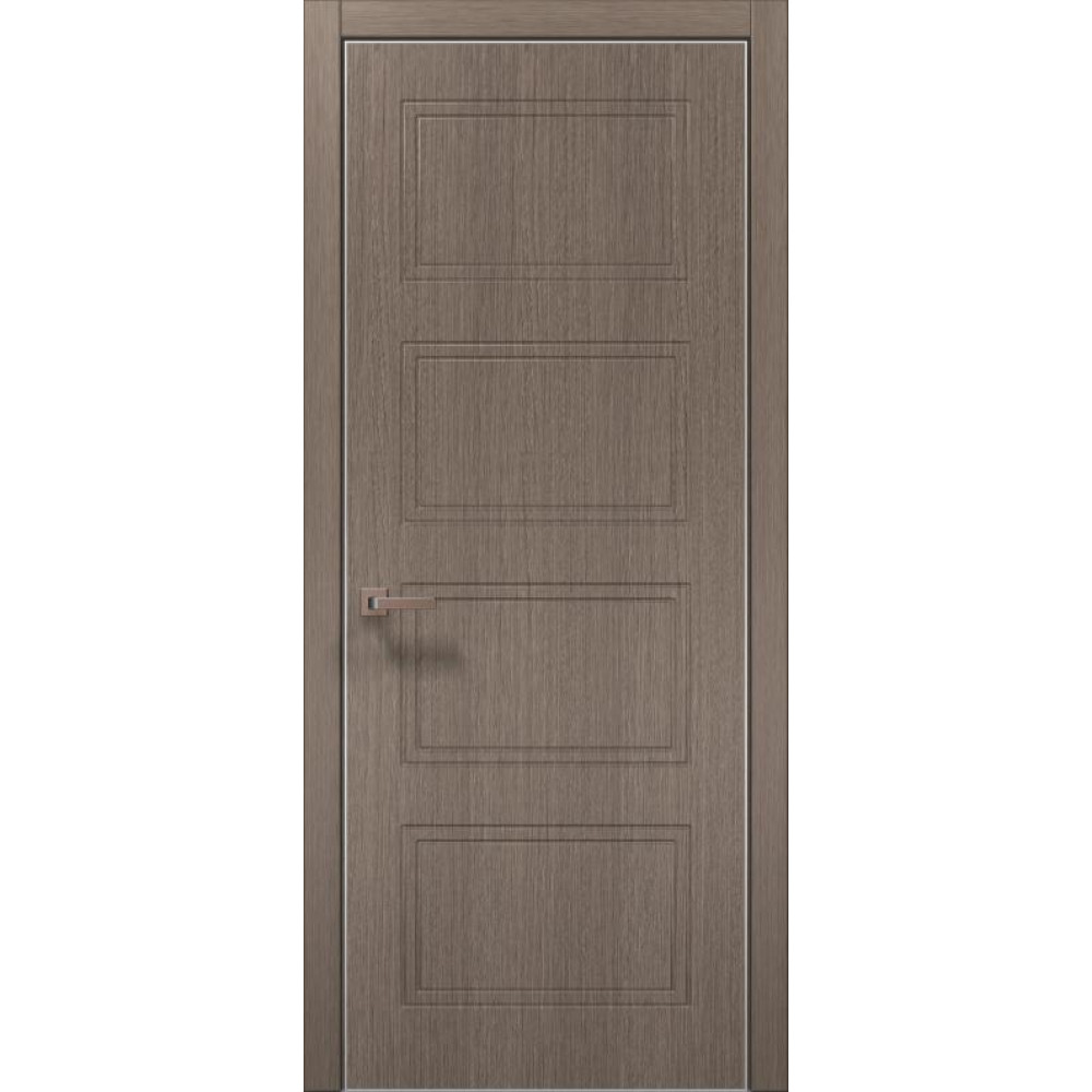 Двері Папа Карло Style ST-28 С, кромка алюміній срібло