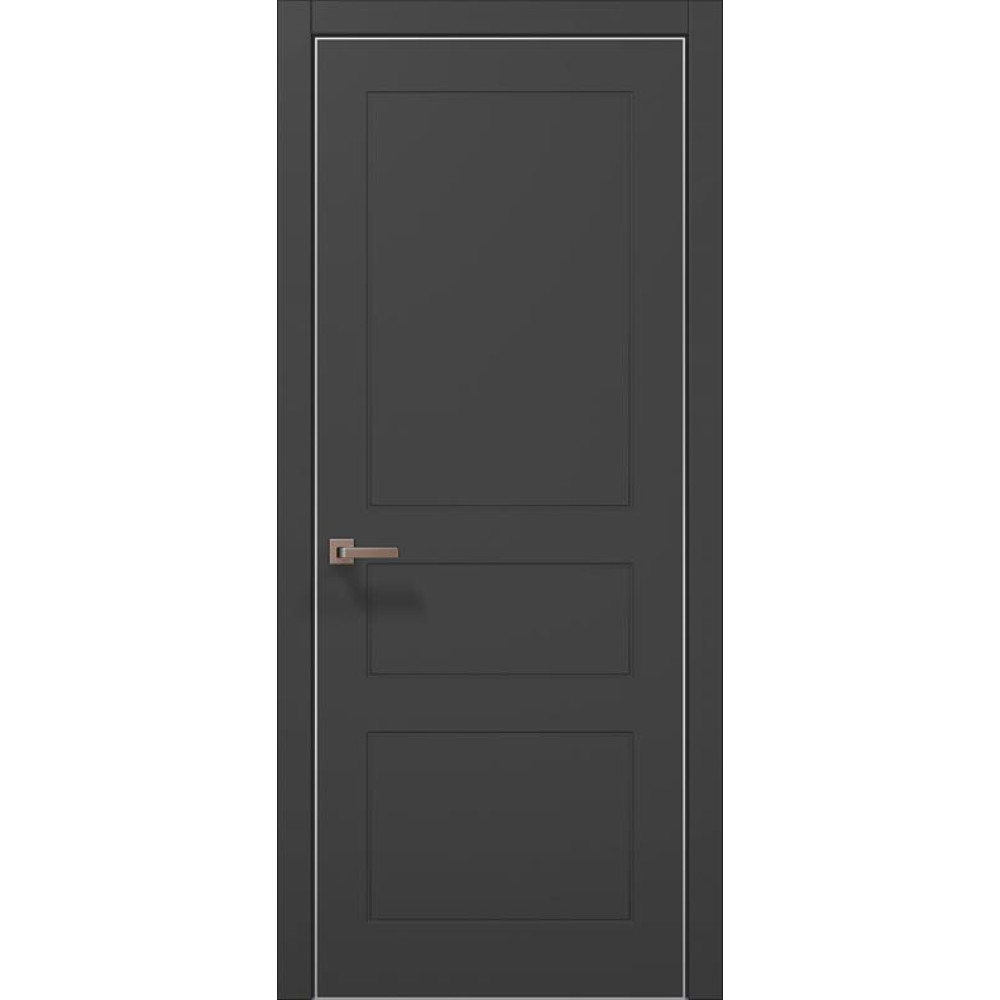 Двері Папа Карло Style ST-31 С, кромка алюміній срібло