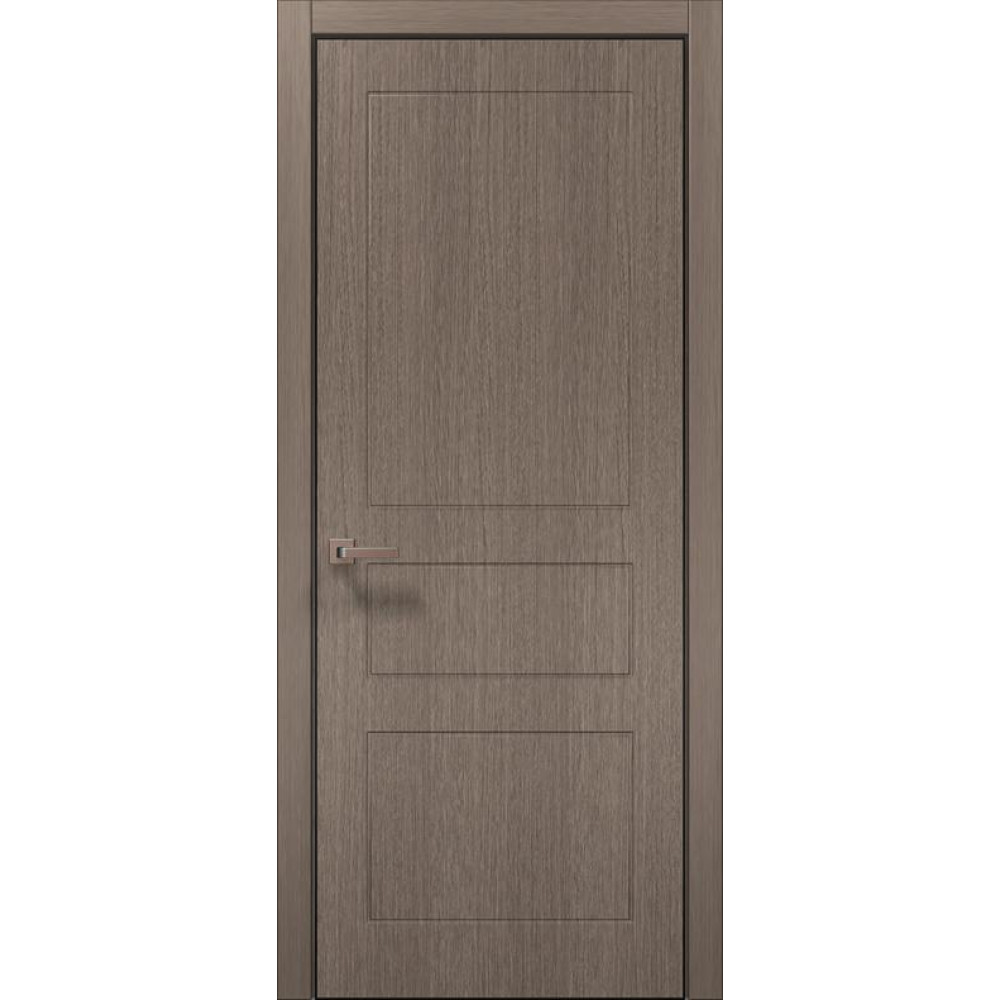 Двері Папа Карло Style ST-31 Ч, кромка алюміній чорний