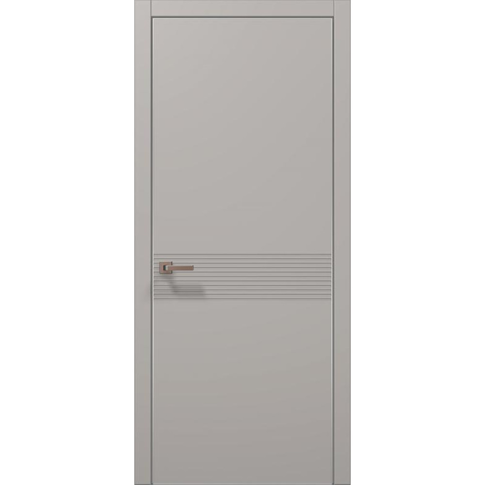 Двері Папа Карло Style ST-33 С, кромка алюміній срібло