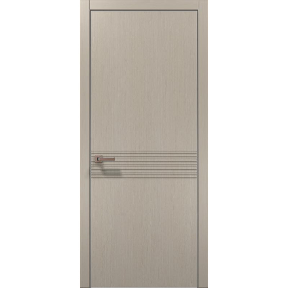 Двері Папа Карло Style ST-33 С, кромка алюміній срібло