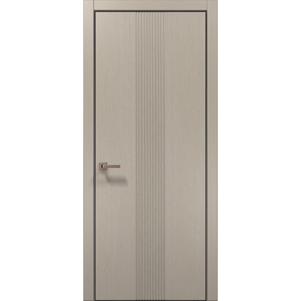 Двері Папа Карло Style ST-35 Ч, кромка алюміній чорний