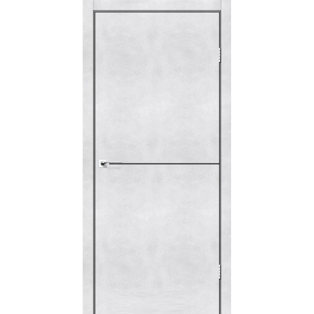 Міжкомнатні двері StilDoors Loft Aluminium, світлий бетон
