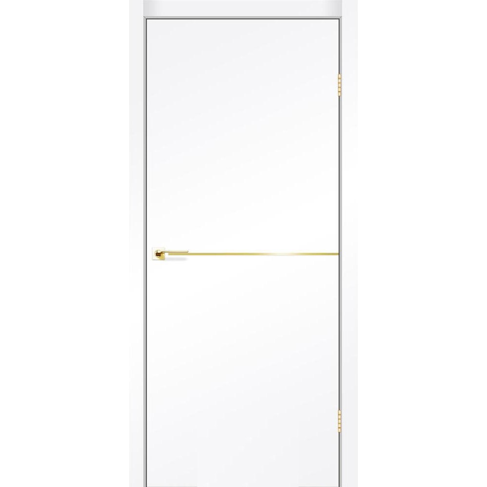 Міжкомнатні двері StilDoors Loft Aluminium, білий матовий