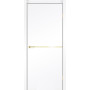Міжкомнатні двері StilDoors Loft Aluminium, білий матовий