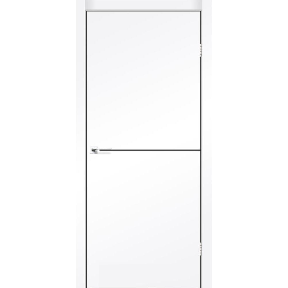 Міжкомнатні двері StilDoors Loft Aluminium, білий матовий