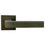 Ручка дверна на розетці A-2004 SN/CP