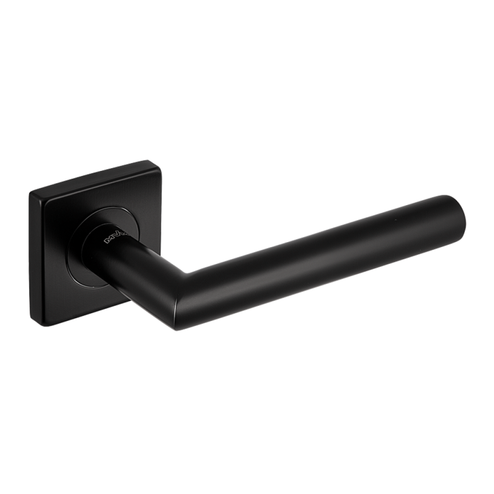 Ручка дверна на розетці S-1136 SS, Black