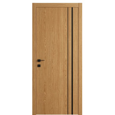 Міжкімнатні шпоновані двері Dooris Alu Graffiti A11 Wood, категорія 1