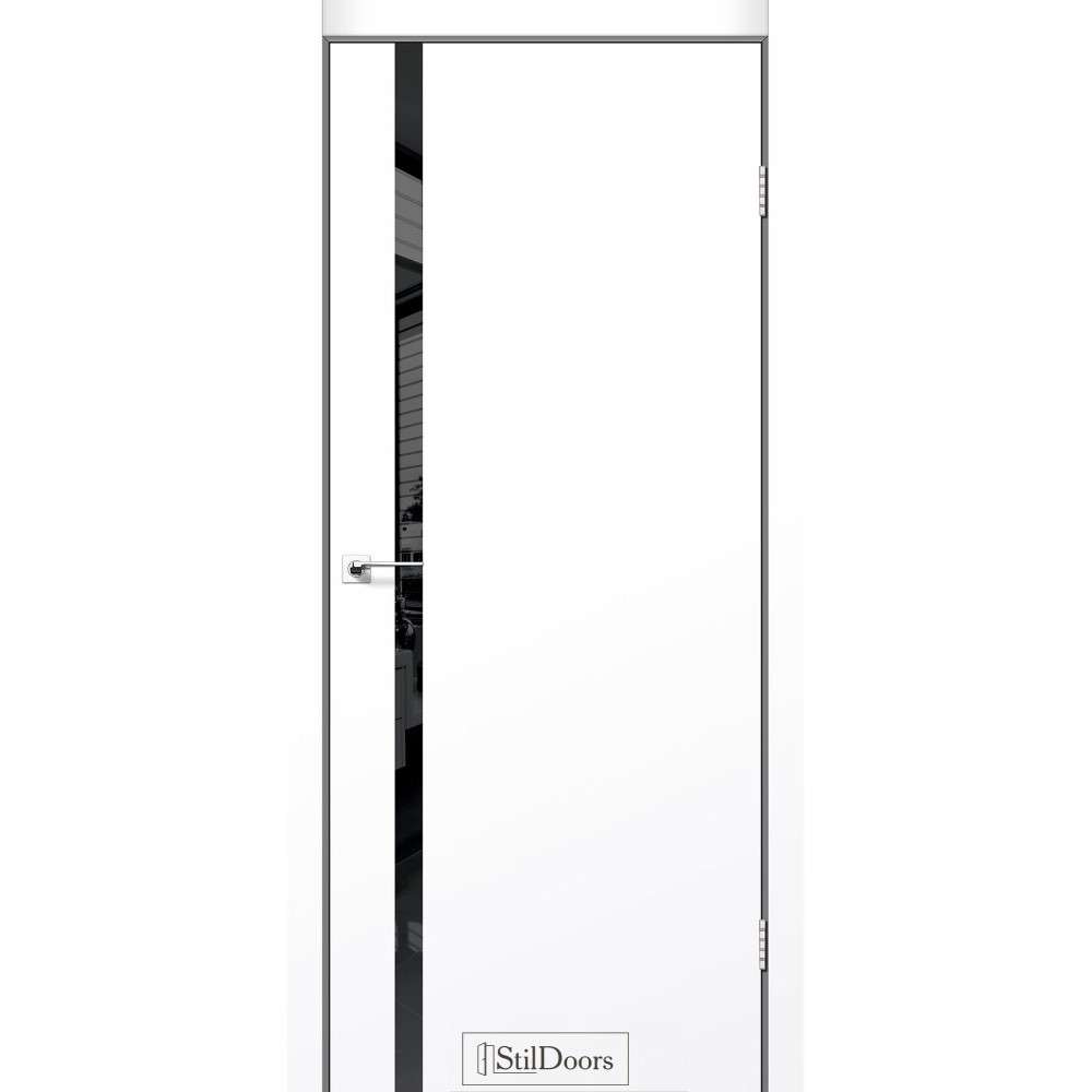 Міжкомнатні двері StilDoors Loft Glass, білий матовий