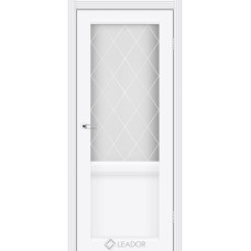 Міжкомнатні двері Leador Laura LR-01, білий матовий Міжкомнатні двері Leador Laura LR-01, білий матовий