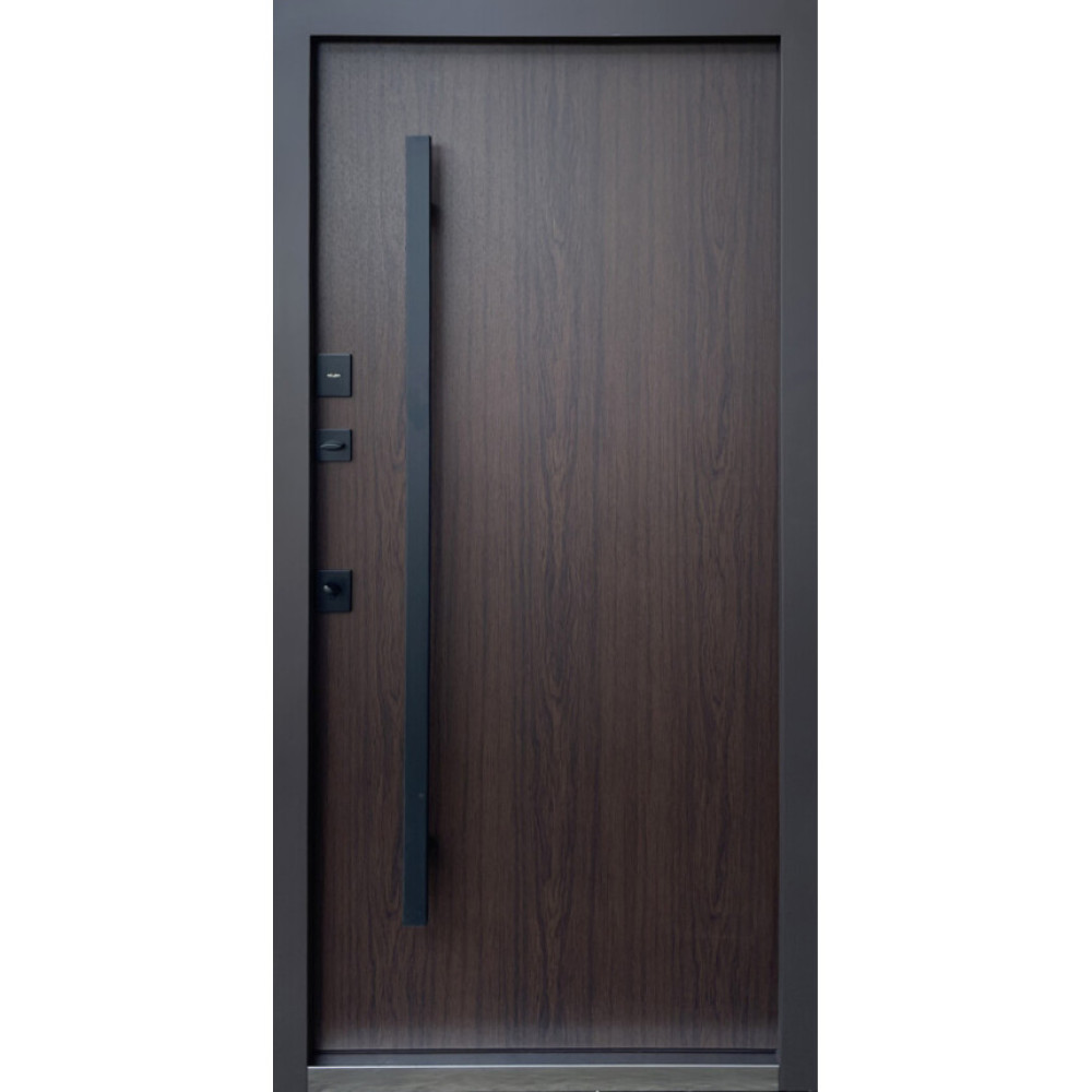 Вхідні двері Qdoors Стріт 3K Арт RAL 8019