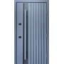 Вхідні двері Qdoors Strong Айрон антрацит пісок/білий атлас для вулиці