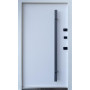 Вхідні двері Qdoors Strong Айрон антрацит пісок/білий атлас для вулиці