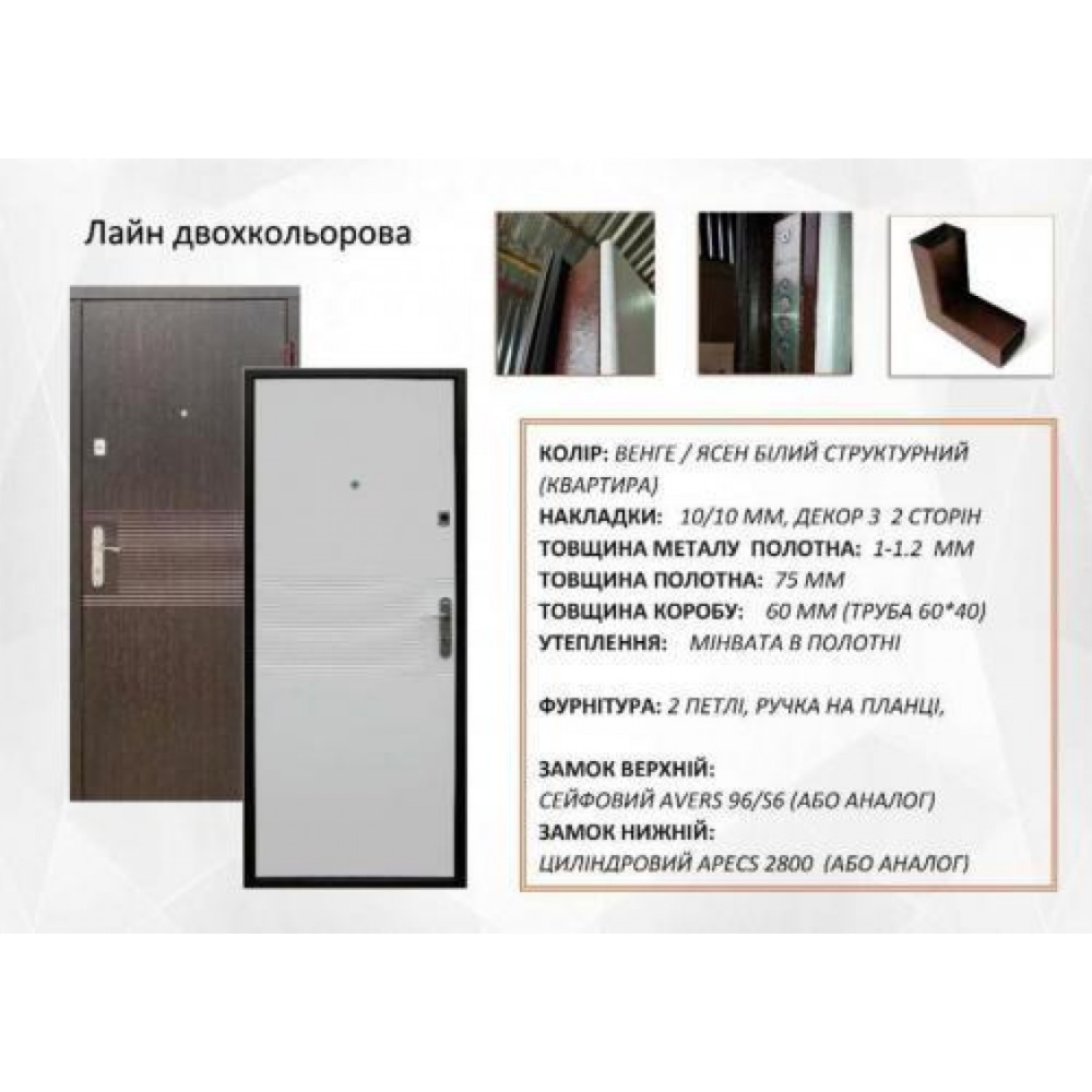 Вхідні двері РЕДФОРТ Економ Лайн