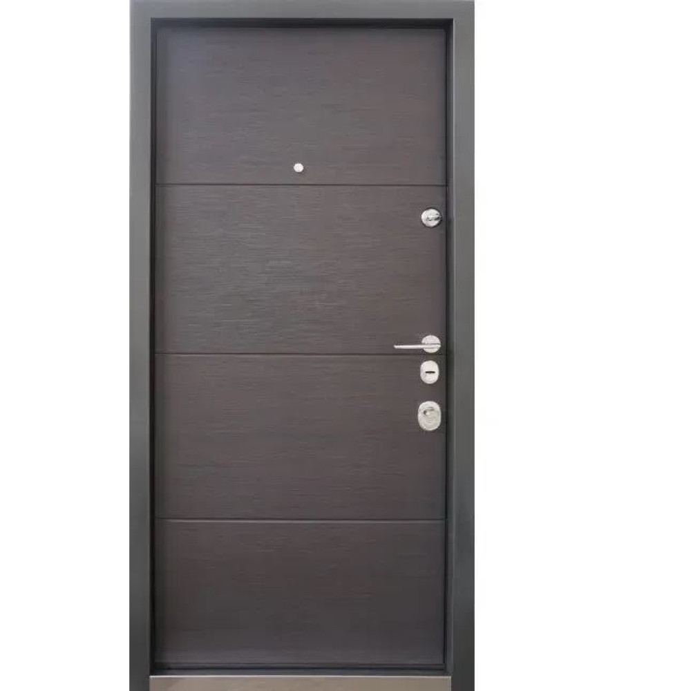 Вхідні двері Qdoors Авангард Горизонт AL венге для квартири
