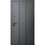 Вхідні двері Qdoors Стріт 2K Лайт RAL 8019 для вулиці