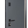 Вхідні двері БУЛАТ КОТЕДЖ модель 705/431Metalic Anthracite/Антрацит сірий склопакет