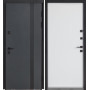 Вхідні двері БУЛАТ КОТЕДЖ модель 710/265 Metalic Anthracite/білий атласний вулична