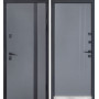 Вхідні двері БУЛАТ КОТЕДЖ модель 710/265 Metalic Anthracite/Титан вулична 
