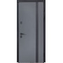 Вхідні двері БУЛАТ КОТЕДЖ модель 710/265 Metalic Anthracite/Титан вулична 