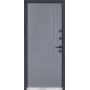 Вхідні двері БУЛАТ КОТЕДЖ модель 710/265 Metalic Anthracite/Титан вулична 